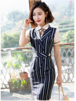 修身职业装套装马甲加裙子LLY-A63-7729图2