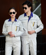 透气吸汗耐磨电焊汽修车间套装工作服双杠长袖25-D0102002