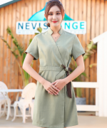 美容师按摩桑拿沐足spa养生馆技师服87-1021