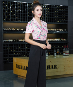 美容师按摩桑拿沐足spa养生馆技师工作服42-2186-2