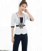 足浴技师工作服足疗桑拿按摩洗浴沐足技师服套装42-2210-3