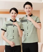 立领三杠保洁服半袖上衣45-8835-8838
