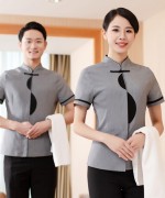月半弯保洁服短袖上衣45-8829-8830月半弯短袖