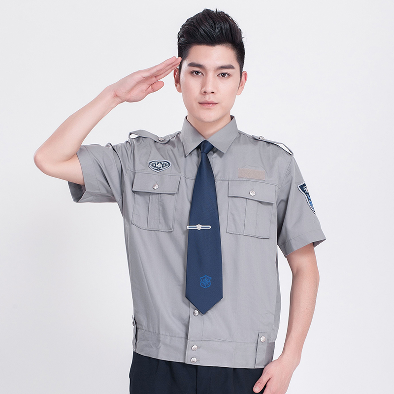 新式物业保安服短袖衬衣(送配件)AGR-N001