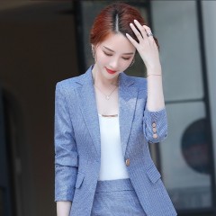 职业正装修身单扣西装外套女170-9537外套
