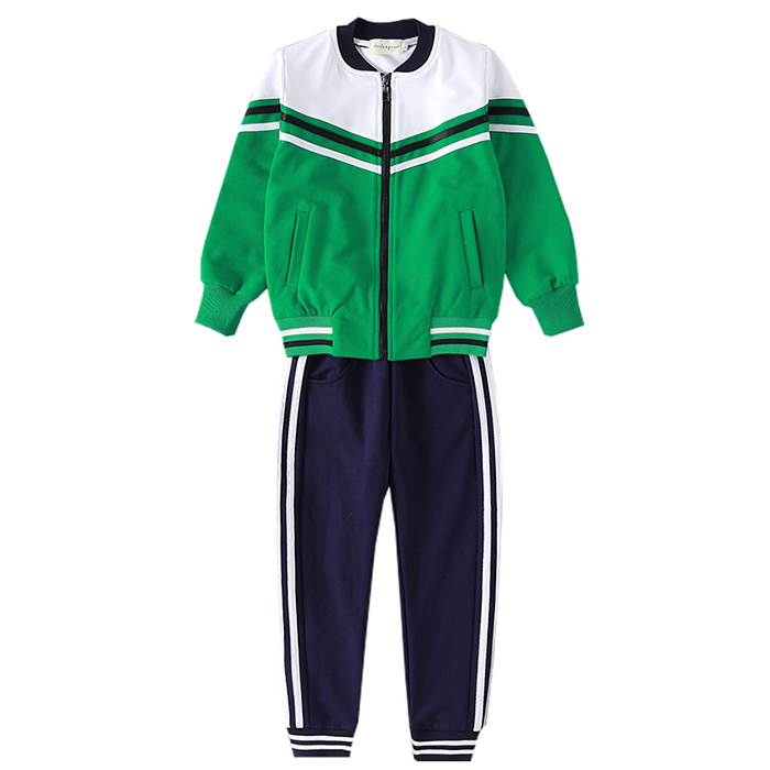 奥戴尔复合长袖拼色运动校服套装921-FT965