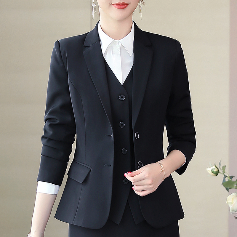 都市白领通勤职业装马甲女款DA2-8801女马甲图2
