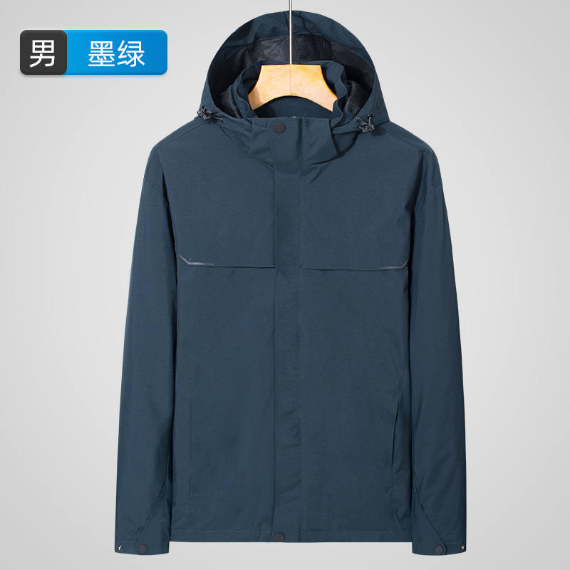 多功能防风防水三合一抓绒内胆冲锋衣男款KT2-99899A图2