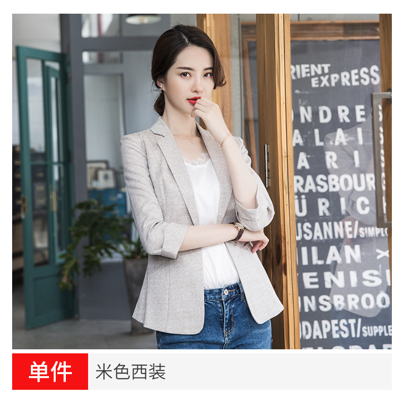 休闲宽松百搭小西装外套女款174-1905外套图2