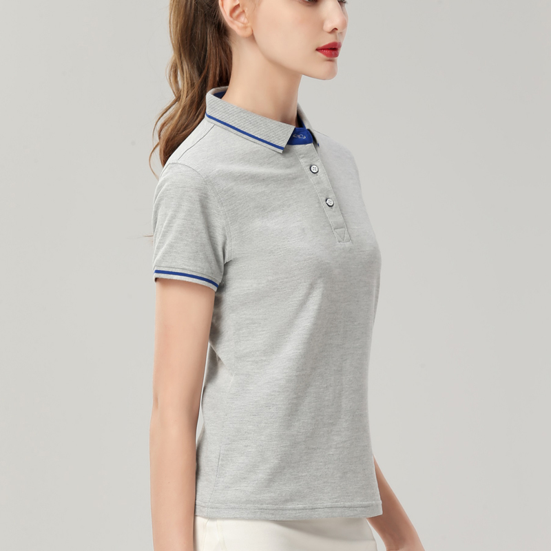 190g40支商务翻领短袖POLO衫女款31-1878女图8