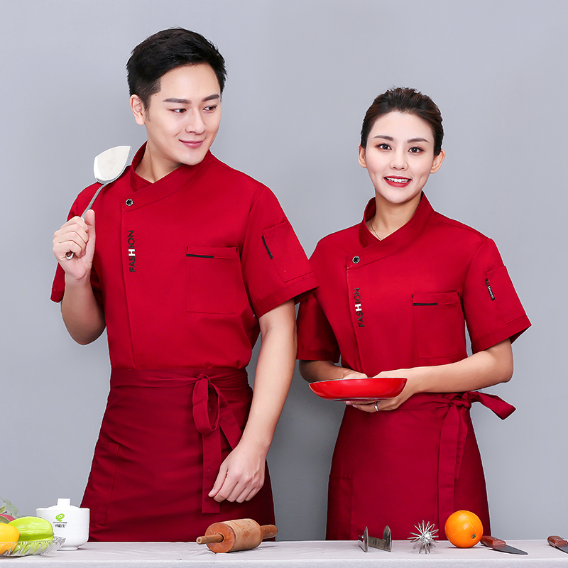 比及时尚厨厨师服短袖上衣N01-20D091-20D093图5
