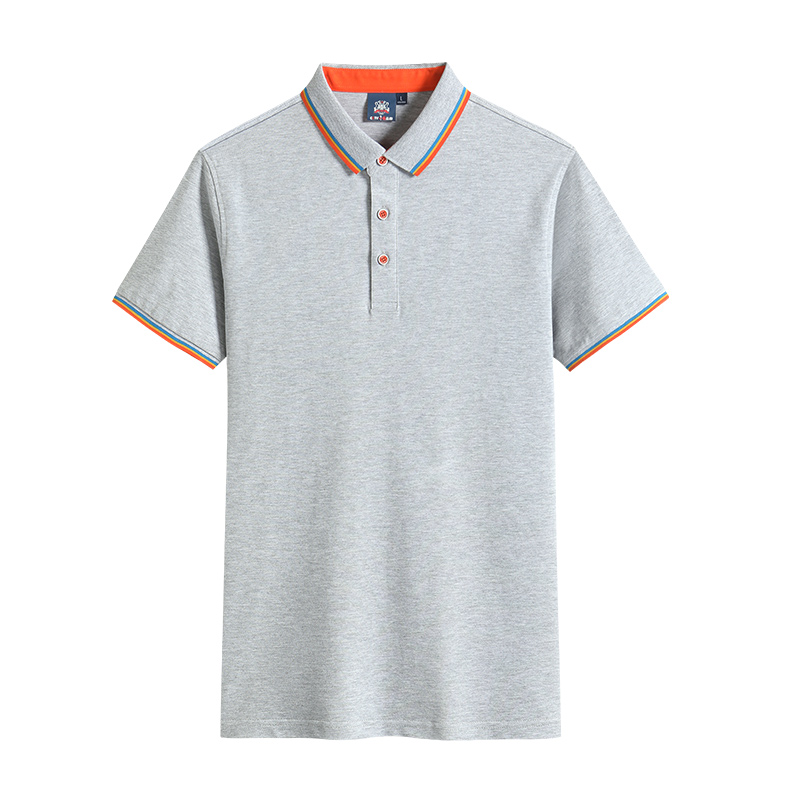 190g50支罗纹翻领短袖POLO衫男女款31-1895图3