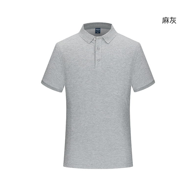 230gTT纯棉翻领短袖POLO衫W01-8808图3