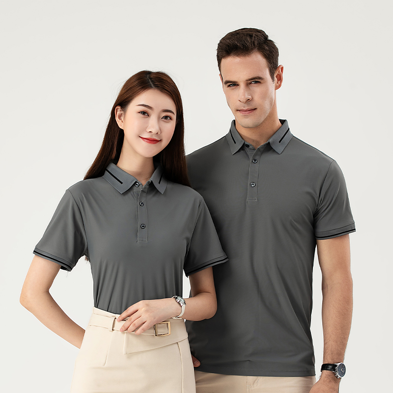 休闲翻领短袖POLO衫通款GJ29-9102图3