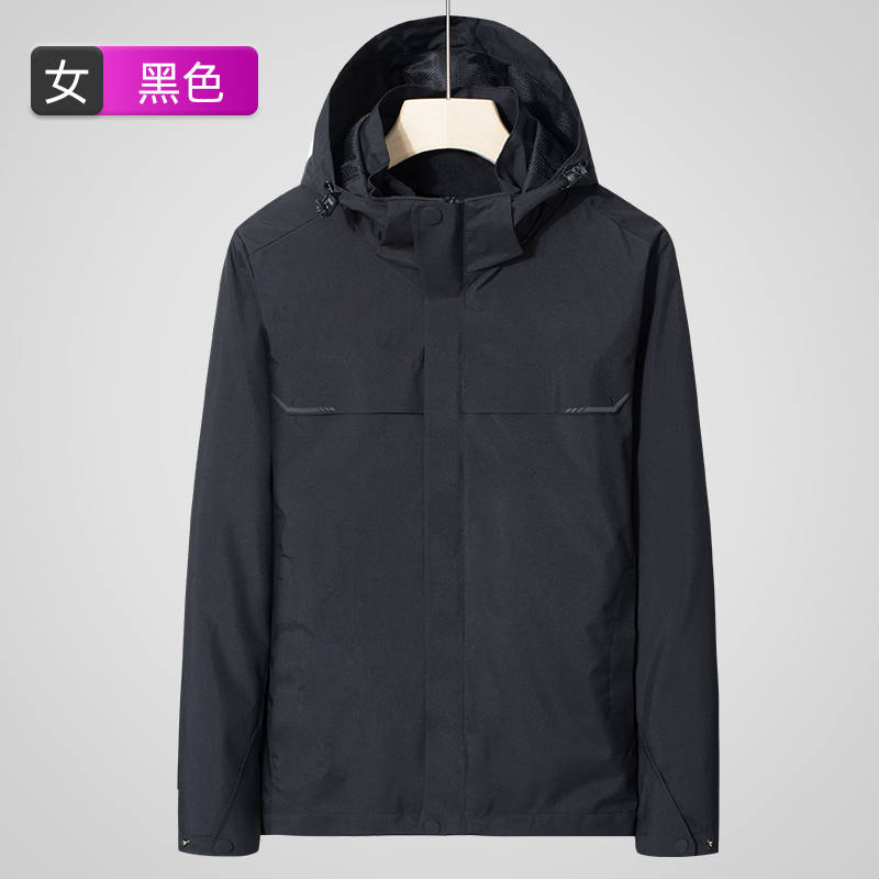 多功能防风防水三合一抓绒内胆冲锋衣女款KT2-99899B图5