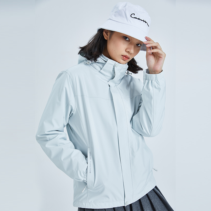 涤棉防水三合一可拆卸冲锋衣女款KJ-98001A女款图9