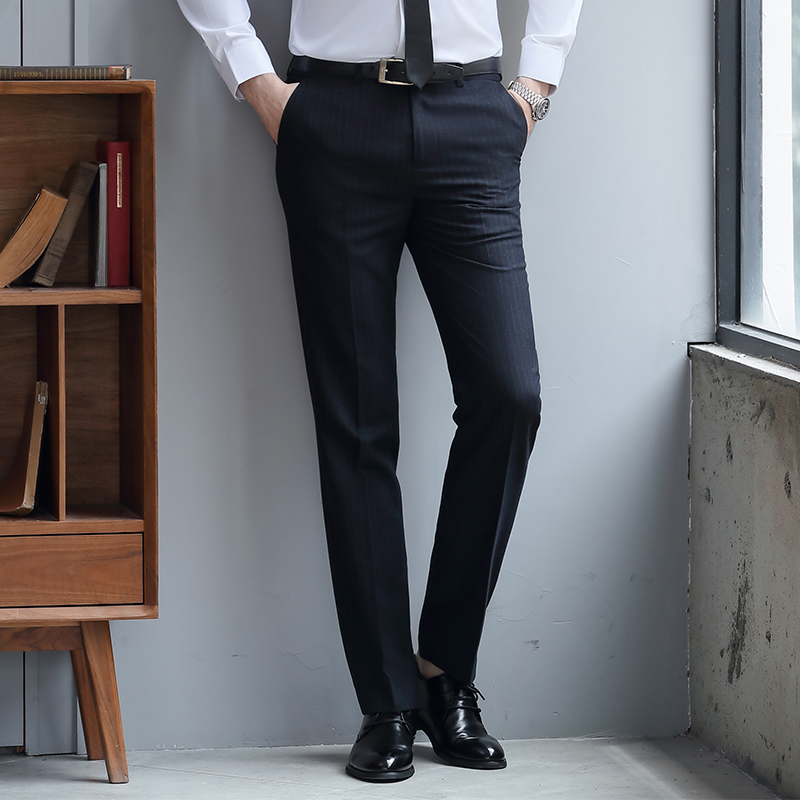 条纹商务西裤男女款DY1-K6008男-K1008女西裤图4