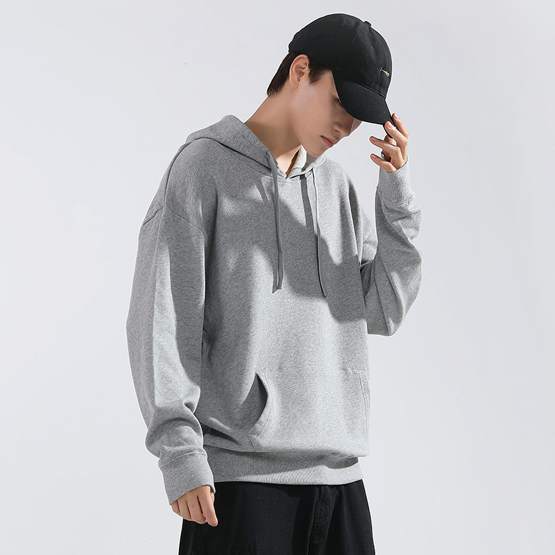 350g毛圈落肩袖连帽卫衣男款YDB-XQ000图3