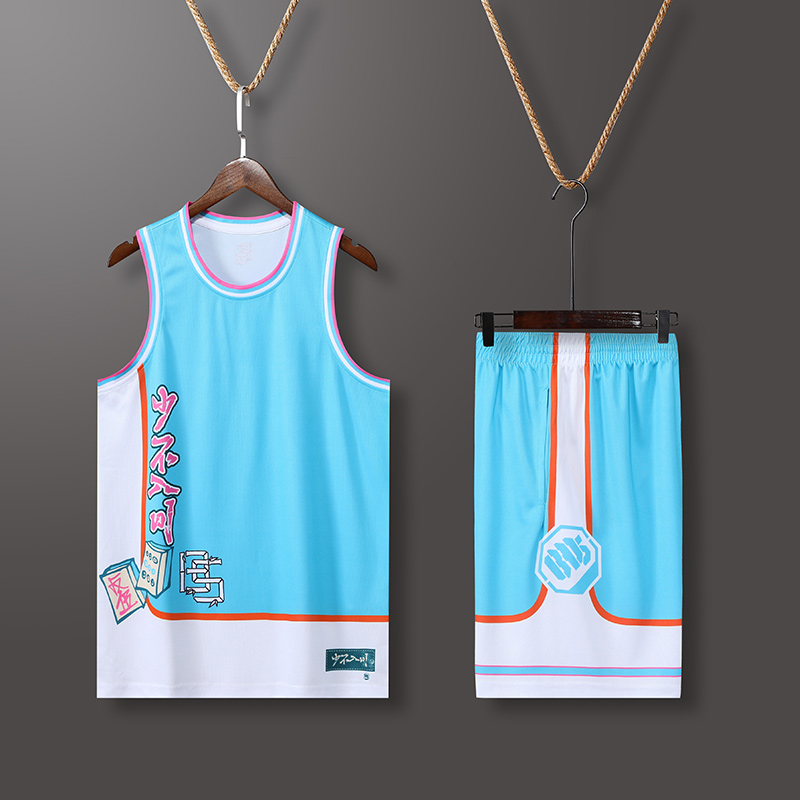 休闲运动速干篮球服套装通款YA-7072图5