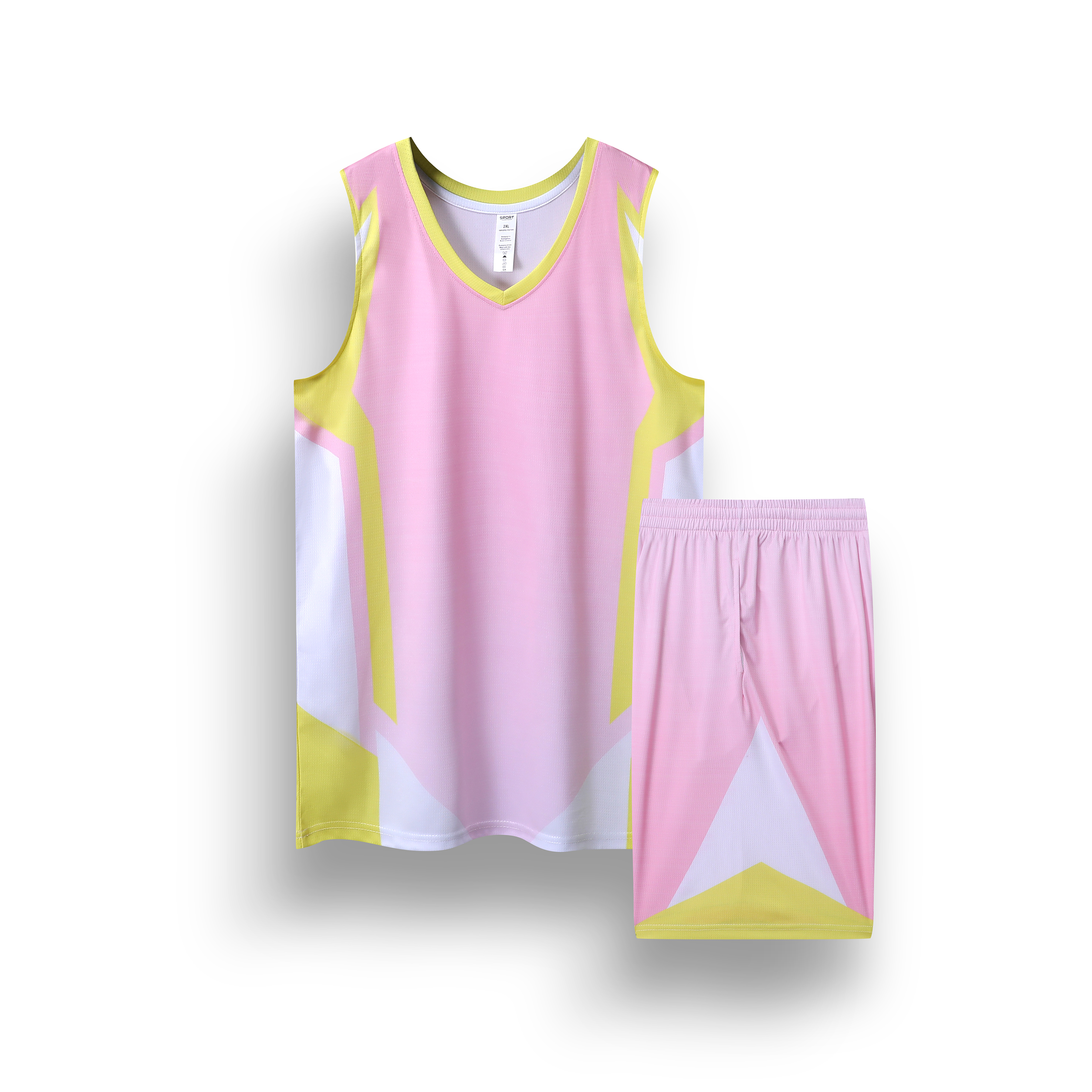 渐变色篮球服套装23-1981男图4