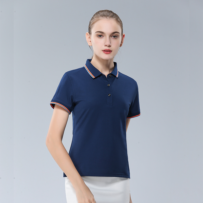 190g40支翻领短袖T恤POLO衫女款31-6880女图13