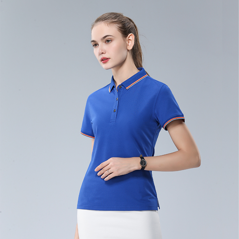 190g40支翻领短袖T恤POLO衫女款31-6880女图11