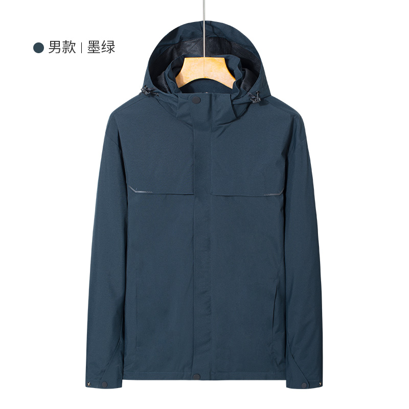 户外登山摇粒绒内胆三合一冲锋衣男款KM-99899图3