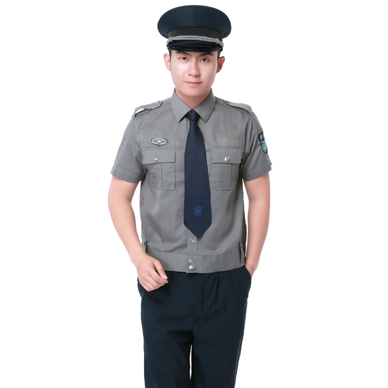 斜纹棉保安短袖衬衣+裤子C06-N001图2