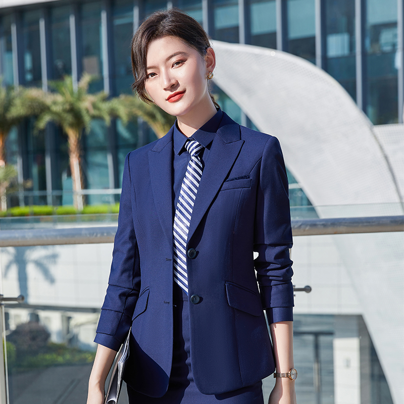 都市时尚双扣职业装外套女款DY1-618双扣外套女图2