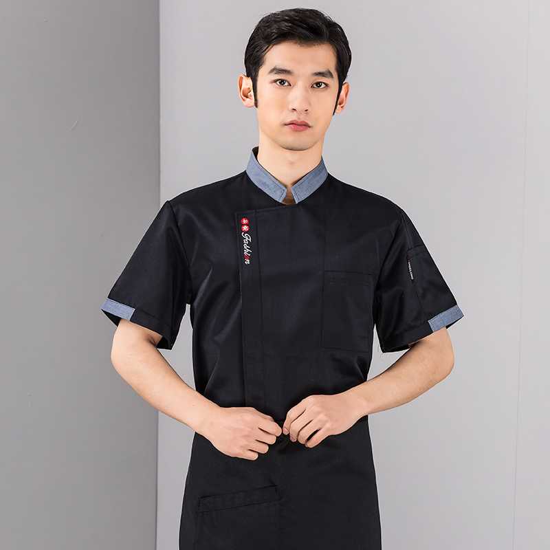 如意短袖酒店厨师服上衣H01-2022-22图2