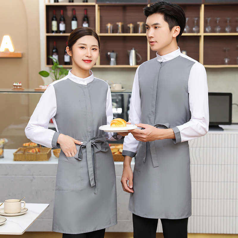 衬衣立领餐饮服务员工作服上衣H05-一品衬衣