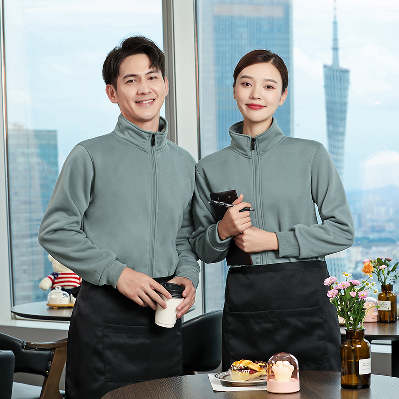 310g简约时尚薄款拉链立领卫衣通款H17-708图6
