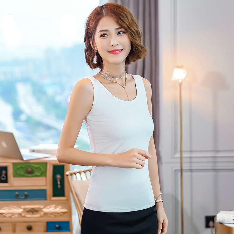 180g莫代尔薄款内搭背心女DR1-614-1图2