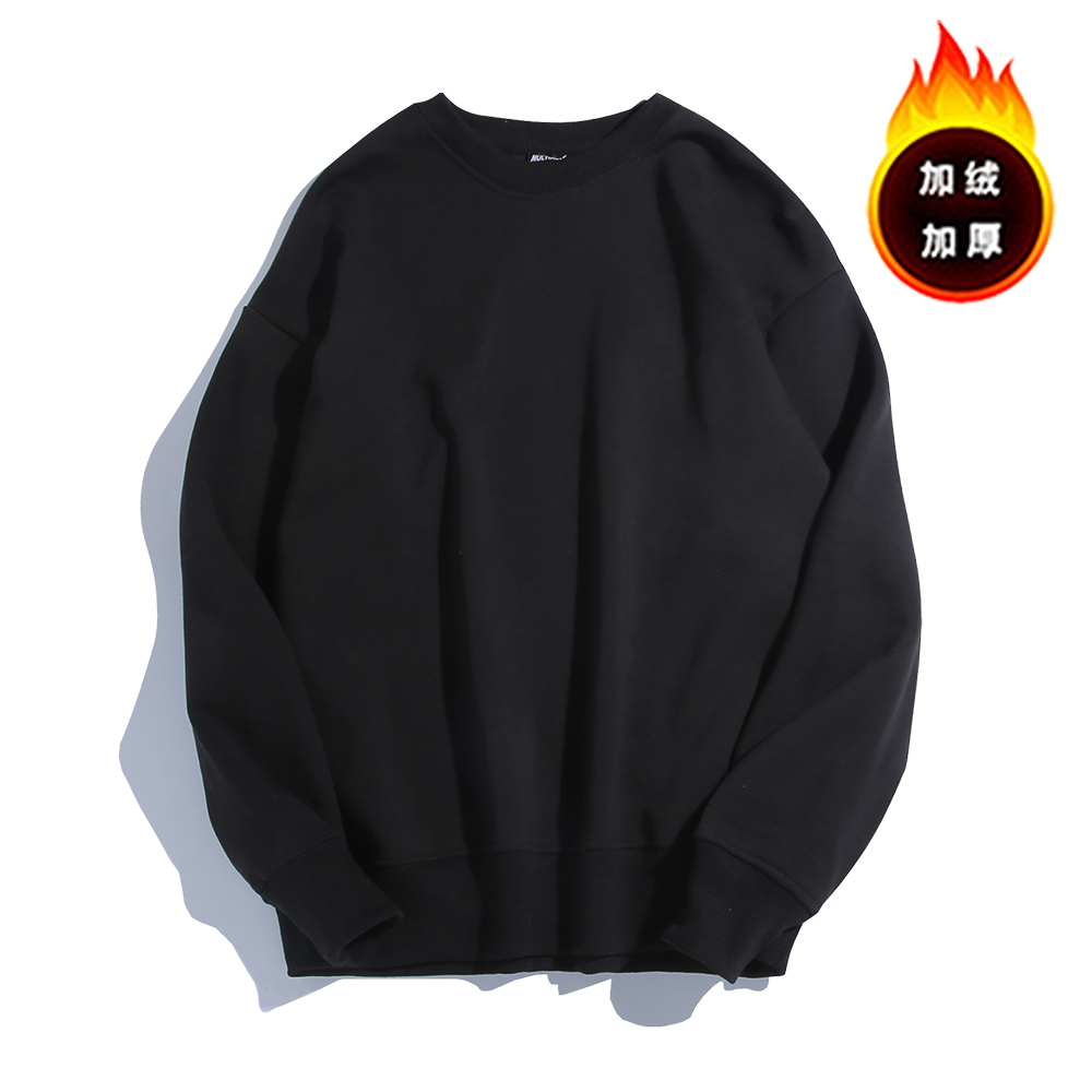 450g银狐绒套头加绒加厚纯色套头卫衣BQ1-R-002图3