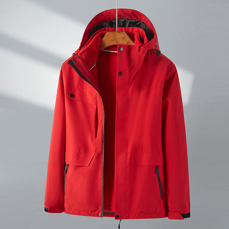 150D机械弹户外三合一冲锋衣运动登山服外套W02-009图3