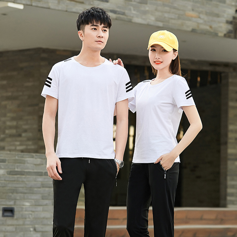 180g户外跑步休闲运动套装男女款KC3-2019A图2