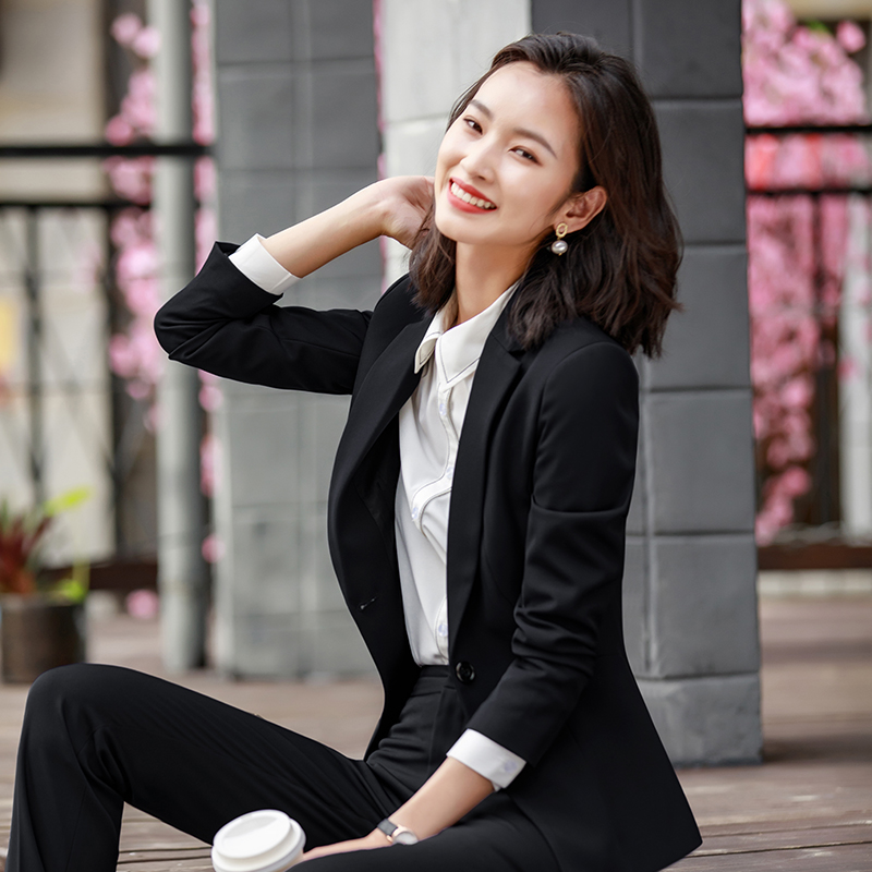 厚网纹商务白领时尚职业西装外套女款DY5-1712外套女图4