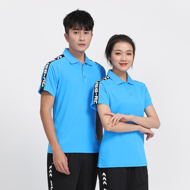 160g双面平纹短袖翻领POLO衫女款GB13-2051女图3