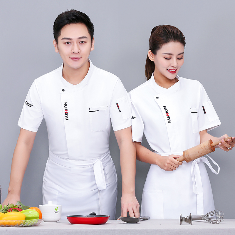 比及时尚厨厨师服短袖上衣N01-20D091-20D093图2