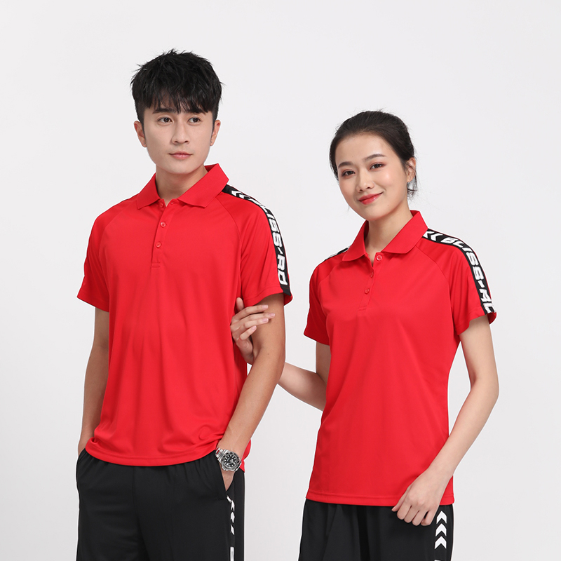 160g双面平纹短袖翻领POLO衫女款GB13-2051女图2