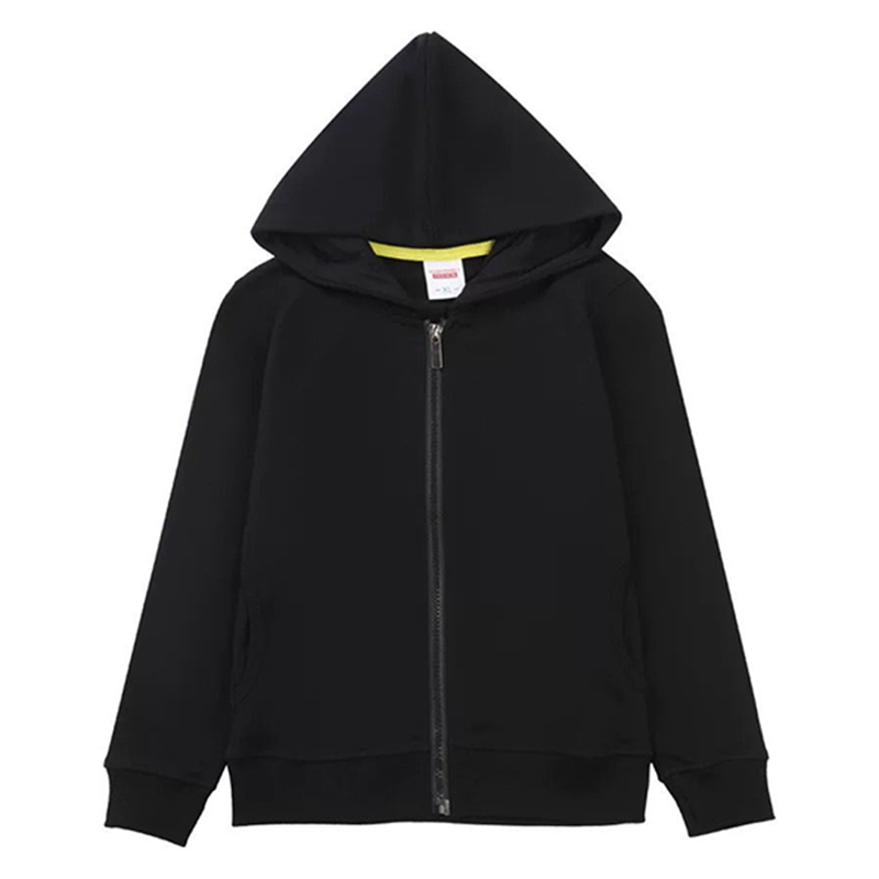 350g毛线圈薄款连帽拉链卫衣童款D29-A24图3