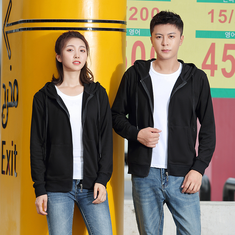 380g精梳全棉带帽拉链卫衣H04-9915图8