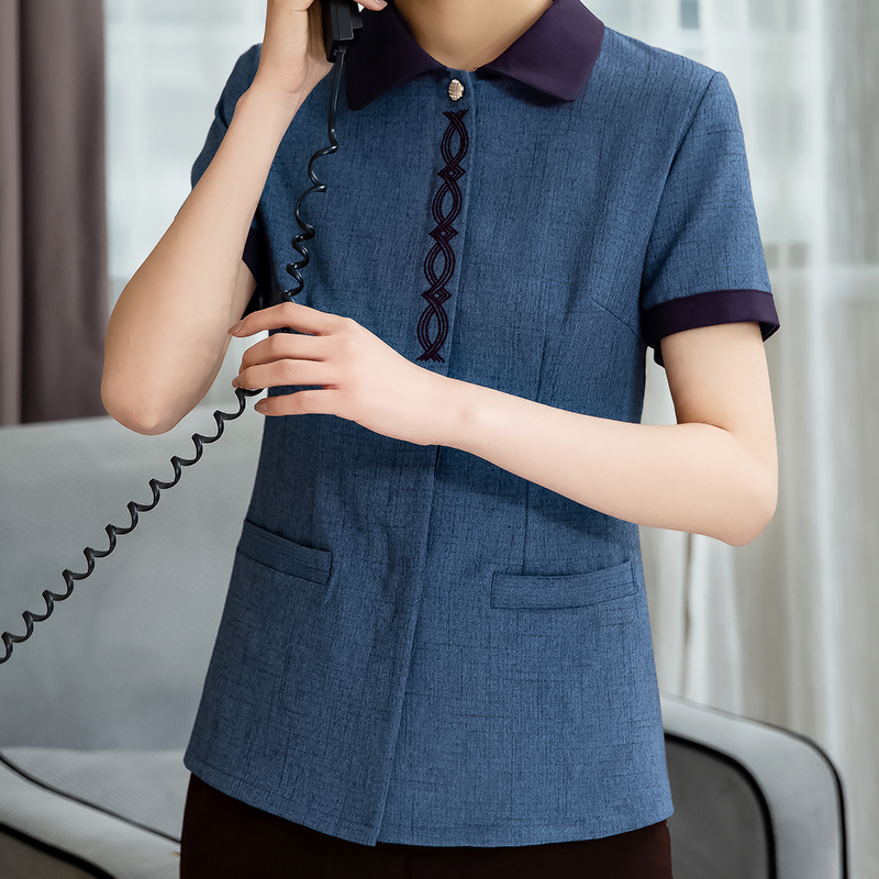 锦丽棉酒店环环保洁服上衣H20-D21-872图5
