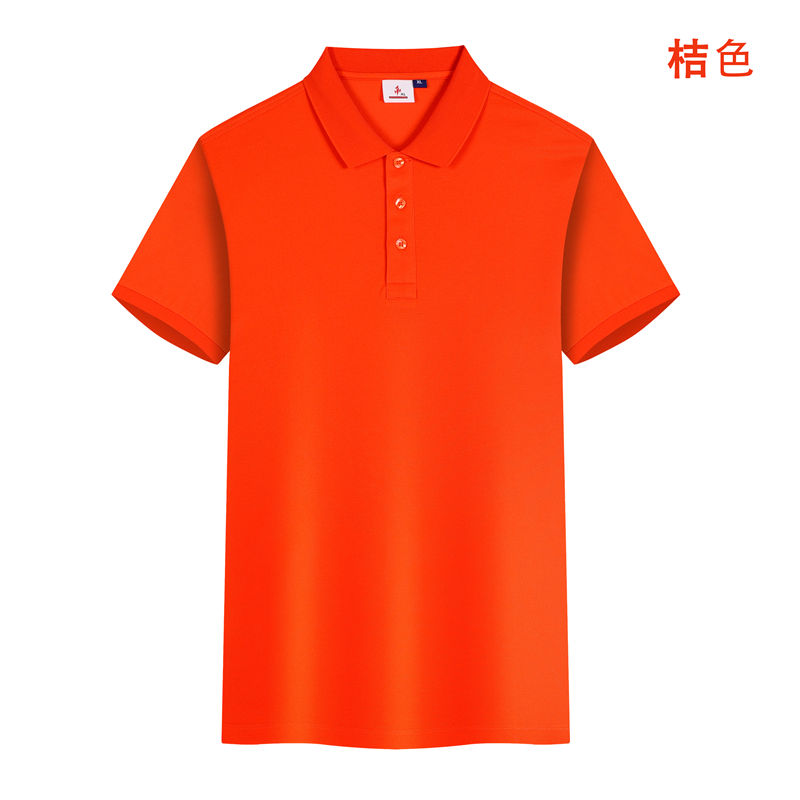 200克蚕丝珍珠棉无条纹短袖POLO衫GJ22-V1图11