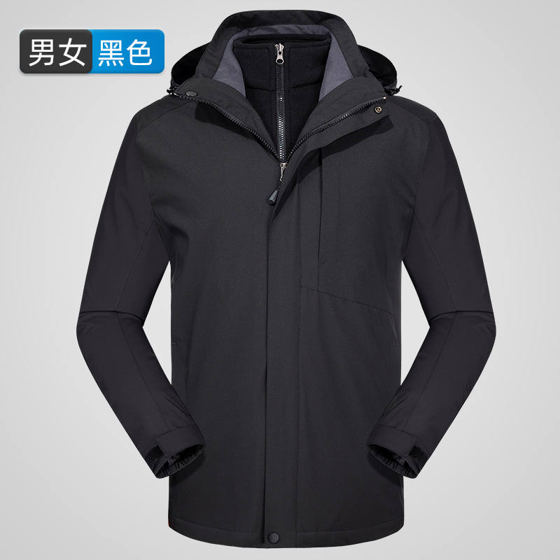冬季户外三合一套装抓绒内胆防风防水加厚冲锋衣男款KT2-110819图4