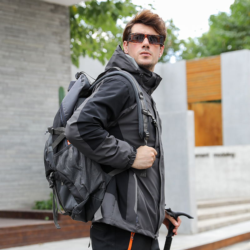 防水防风潮牌三合一冲锋衣男款H09-J2055男图4