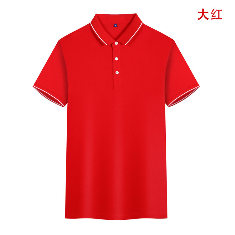 215克六角珠蜂窝棉做A5级抗菌二级领短袖POLO衫GJ22-W2图4