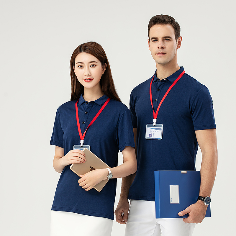 速干吸湿排汗翻领短袖POLO衫通款GJ29-9103图4