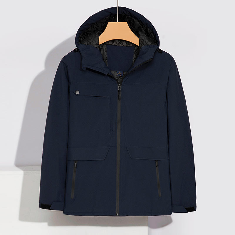 户外运动单层冲锋衣机械弹防水登山服外套通款YZ01-008图5