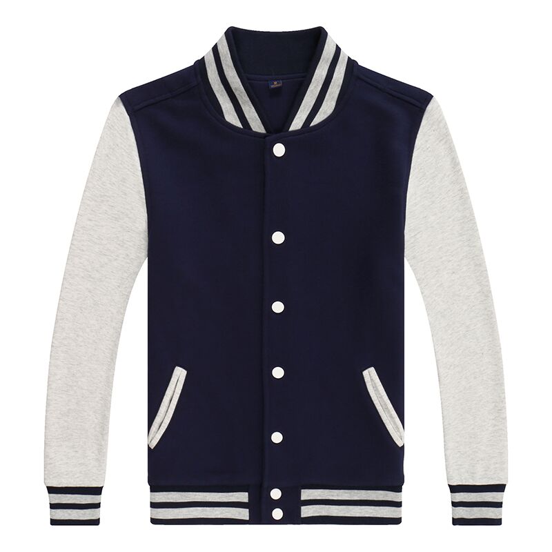 500g32支CVC运动休闲立领撞色棒球服W02-601图6